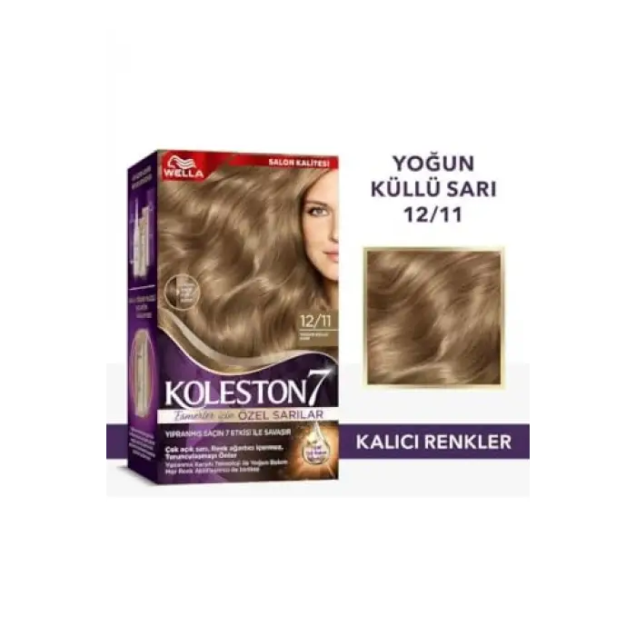 Kit 12-11 Yoğun Küllü Sarı Saç Boyası
