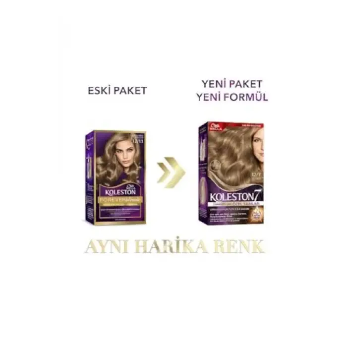 Kit 12-11 Yoğun Küllü Sarı Saç Boyası