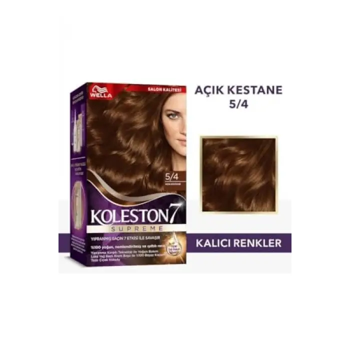 Kit 5-4 Açık Kestane Saç Boyası