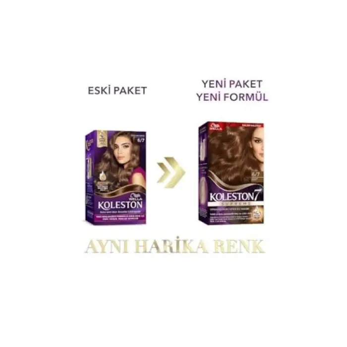 Kit 6-7 Çikolata Kahve Saç Boyası