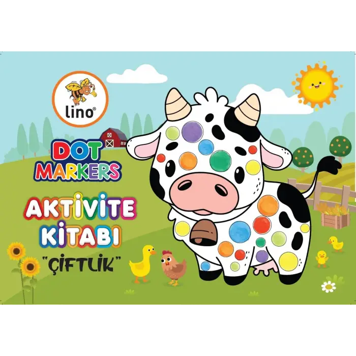 Kitabı Çiftlik Dot Markers Boyama