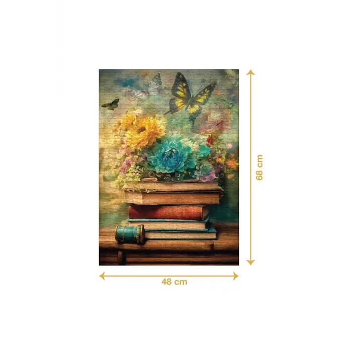 Kitaplar 1000 Parça 2 Puzzle