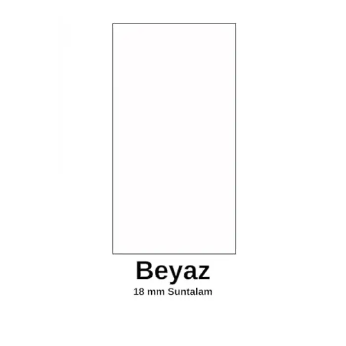 Kitaplıklı Yan Sehpa Beyaz