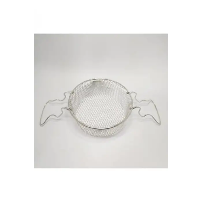 Kızartma Teli Çift Kulplu Cips Sepeti, 22 Cm