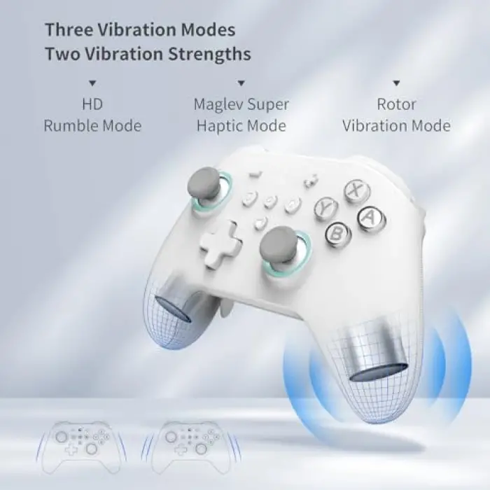 KK3 Max Game Controller Hall Effect Joysticks Analog & Digital Triggers Wireless Pro 1000HZ Polling Rate Maglev/HD/Rotory Vibration Compatible with Switch/Switch 2/PC/Android/iOS/Steam Deck