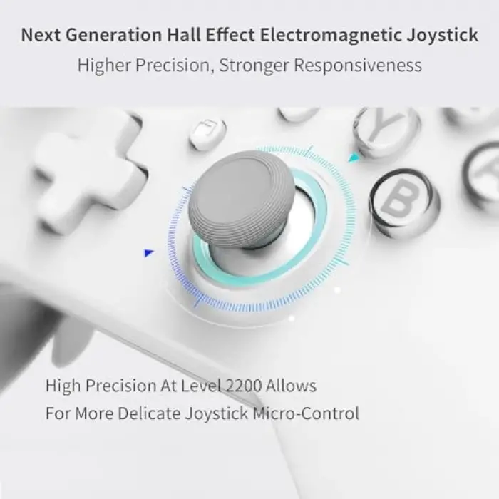 KK3 Max Game Controller Hall Effect Joysticks Analog & Digital Triggers Wireless Pro 1000HZ Polling Rate Maglev/HD/Rotory Vibration Compatible with Switch/Switch 2/PC/Android/iOS/Steam Deck