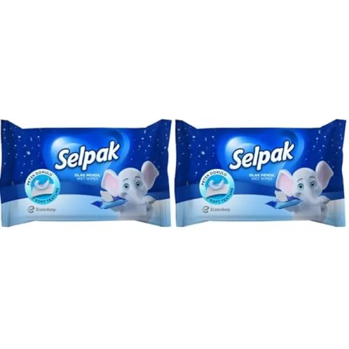 Klasik Islak Cep Mendili 3lü
