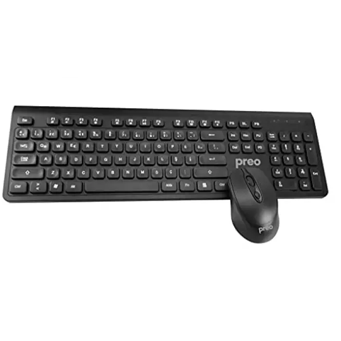 Klavye, Preo My Keyboard K7 Kablosuz, & Mouse Set