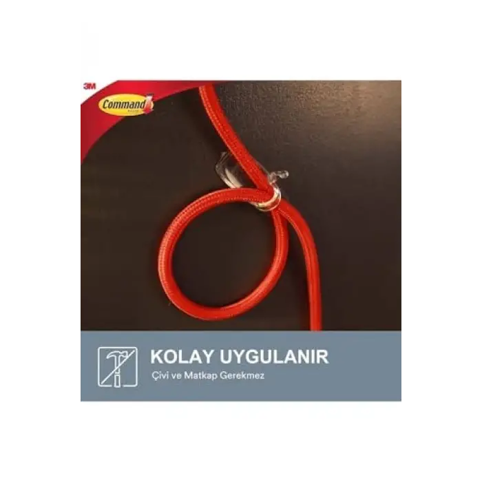Klipsli Orta Command Kablo Düzenleyici