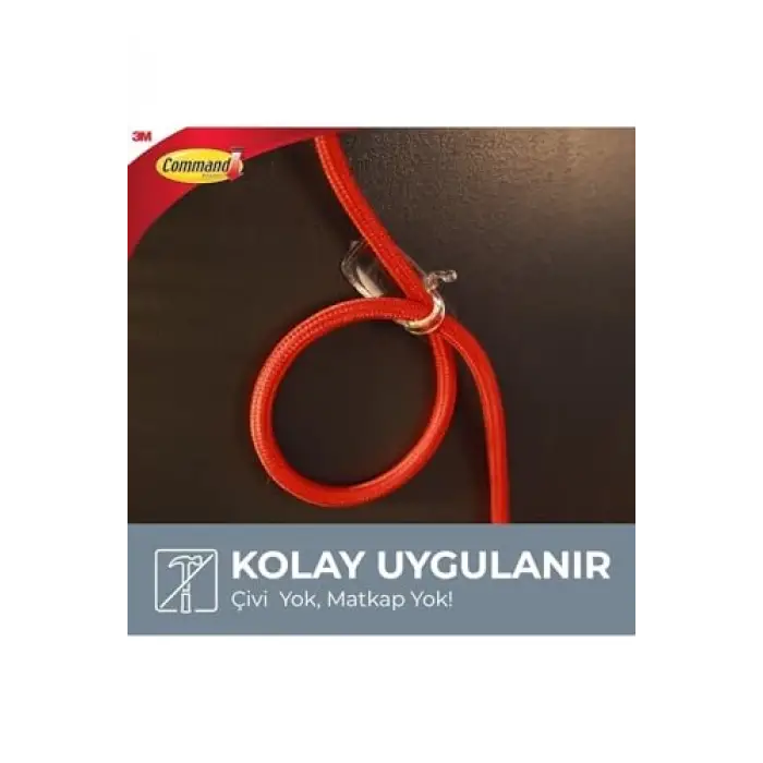 Klipsli Orta Command Kablo Düzenleyici