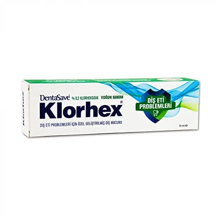 Klorhex Diş Macunu 75 ML - %0,2 Yoğun Bakım ve Diş Eti Problemleri