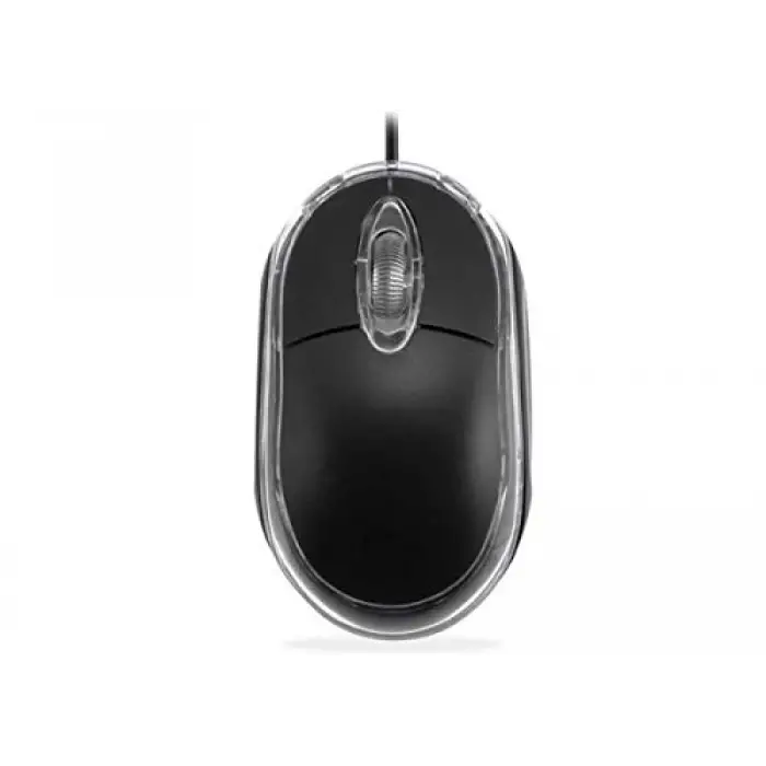 KM-6809 mavi/siyah USB optik mouse, ışıklı