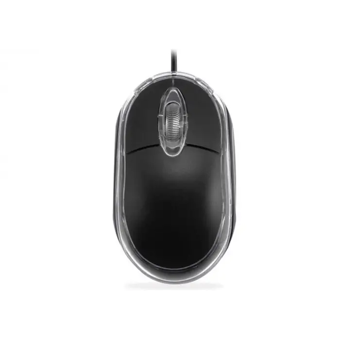 KM-6809 mavi/siyah USB optik mouse, ışıklı