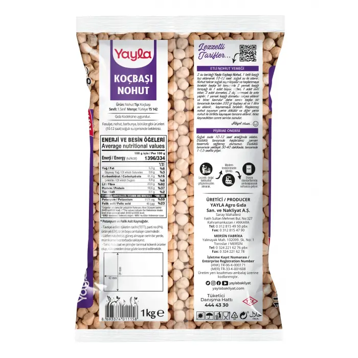 Koçbaşı Nohut 1 kg
