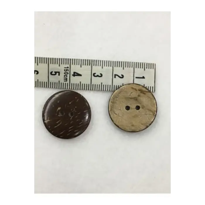 Kokonat Düğme 2 Cm Çapında 6 Adet
