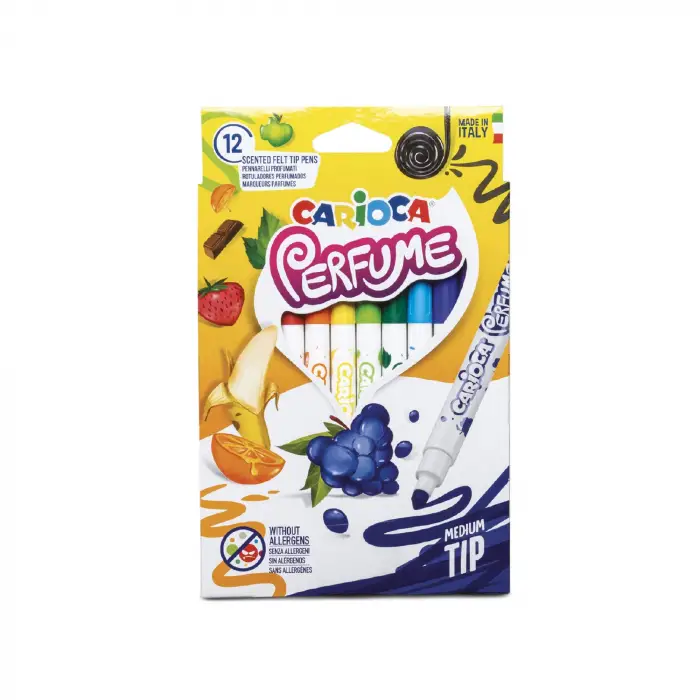Kokulu Keçeli Boya Kalemi, 12li