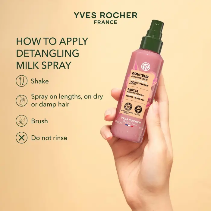 Kolay Saç Tarama Spreyi Organik Kestane Sütü 150 ml
