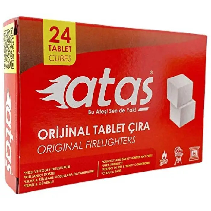 Kömür tutuşturucu tablet çıra