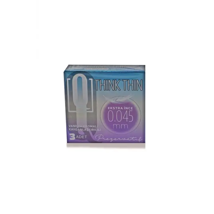 Kondom Think Thin 3Lü Extra Ince 0,045 Mm