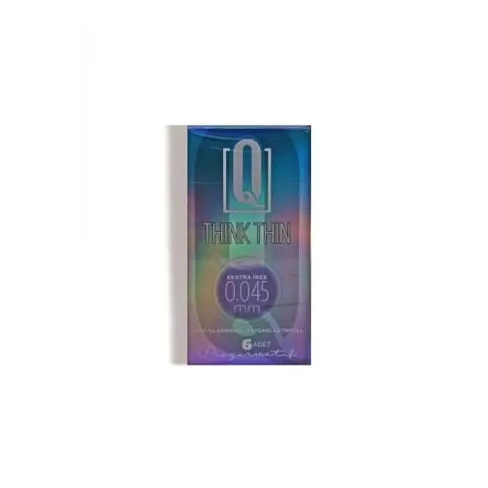 Kondom Think Thin 6Lı Extra Ince 0,045 Mm