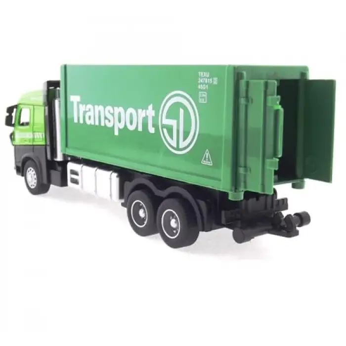 Konteyner Temalı Die Cast Çek Bırak Araç