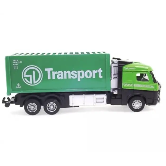 Konteyner Temalı Die Cast Çek Bırak Araç