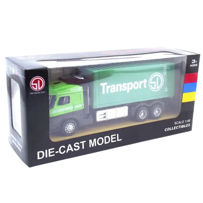 Konteyner Temalı Die Cast Çek Bırak Araç
