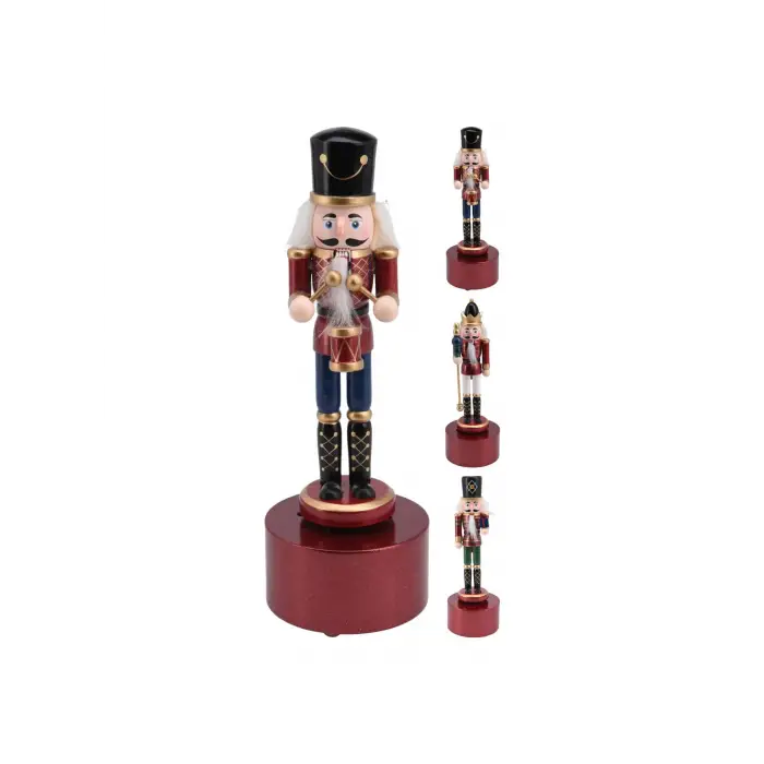 Koopman New Year Nutcracker Müzik Kutusu 22 cm