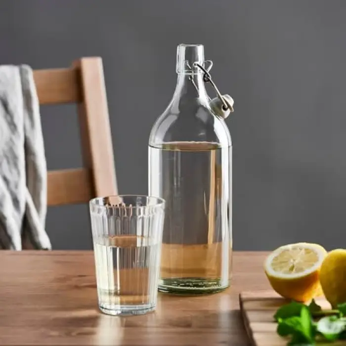 Korken 1 L Cam Su Şişesi
