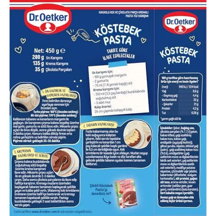 Köstebek Pasta 450 g