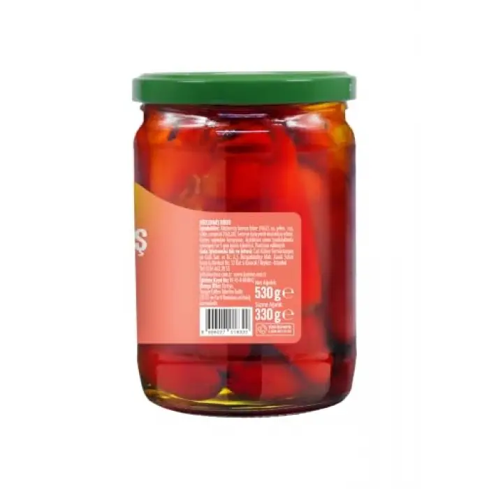 Közlenmiş Kırmızı Biber 580 ml