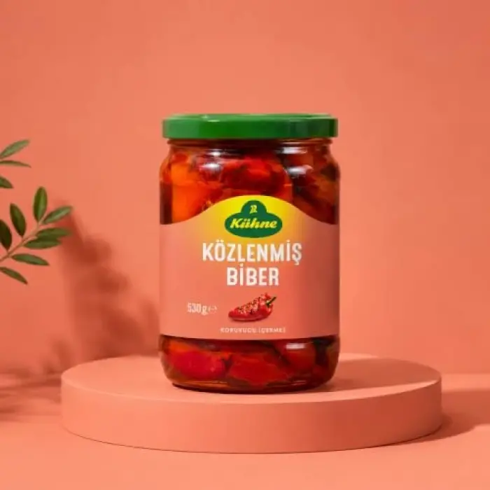 Közlenmiş Kırmızı Biber 580 ml