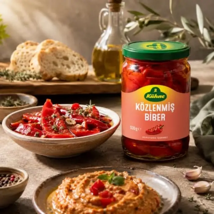 Közlenmiş Kırmızı Biber 580 ml