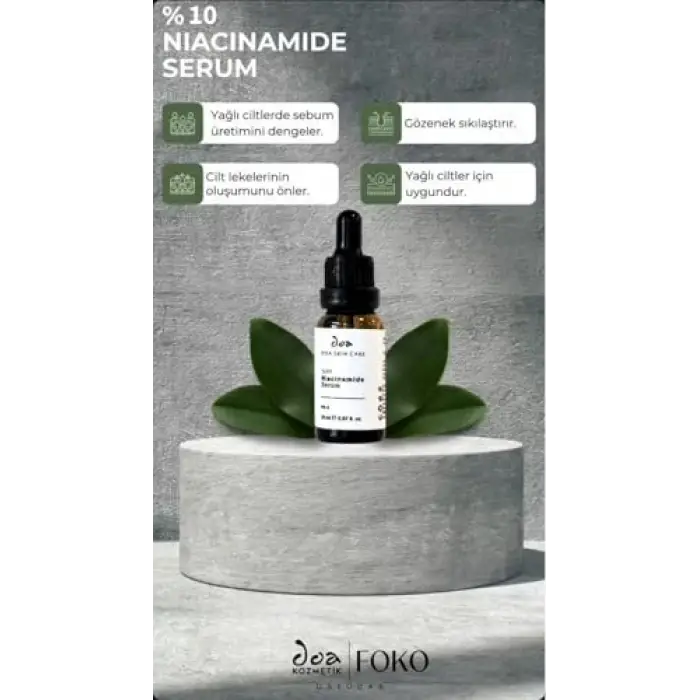 Kozmetik Niacinamide%10 +%1 Çinko Serum