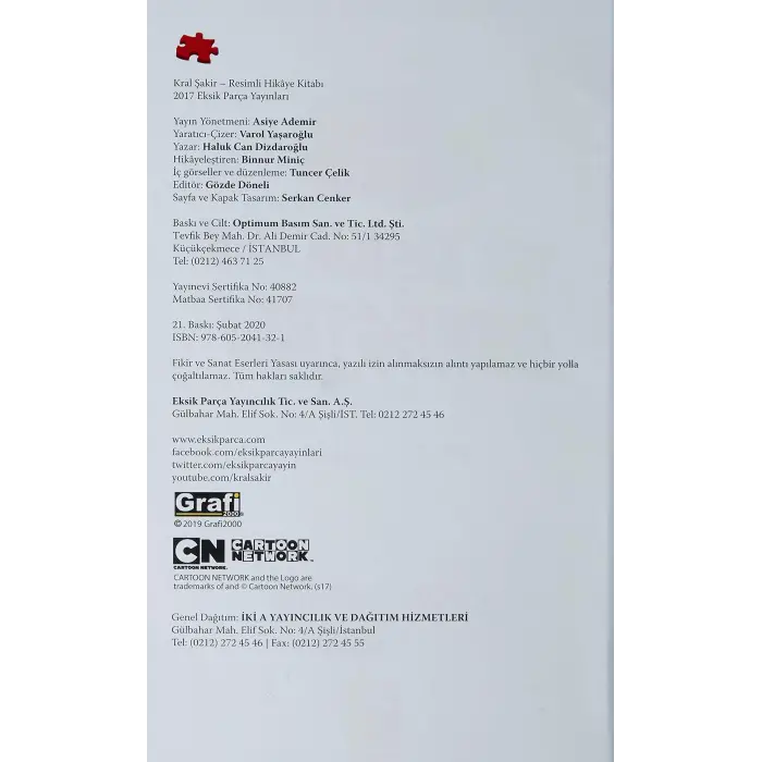 Kral Şakir ve Tek Kişilik Dev Orkestra Ciltli Kitap