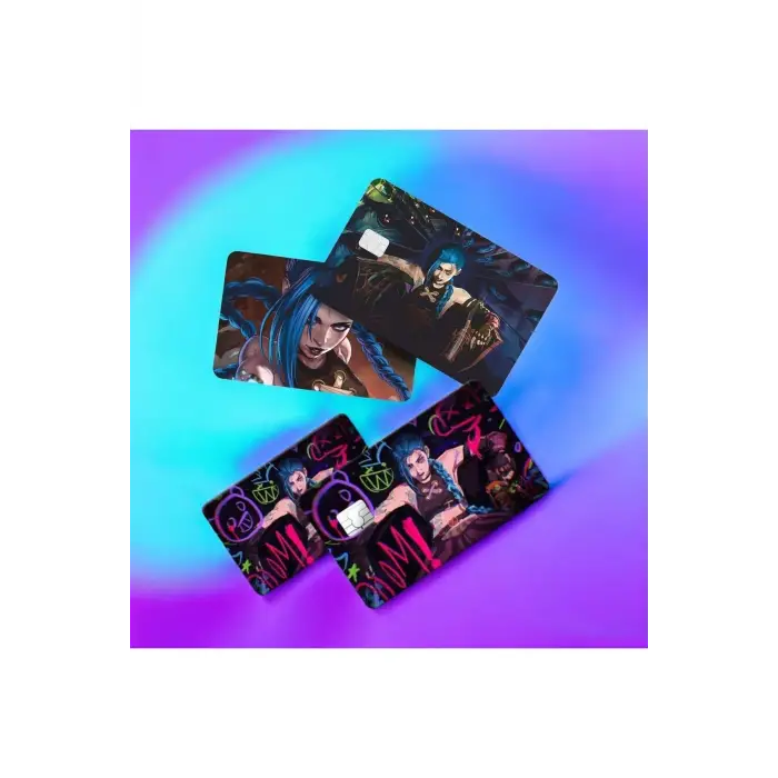 Kredi Kartı Sticker - Arcane, 4 Adet