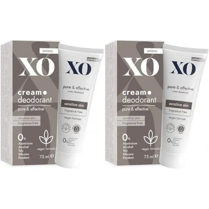 Krem Deodorant 75ml Unisex Pure & Effective Kokusuz 2li Set
