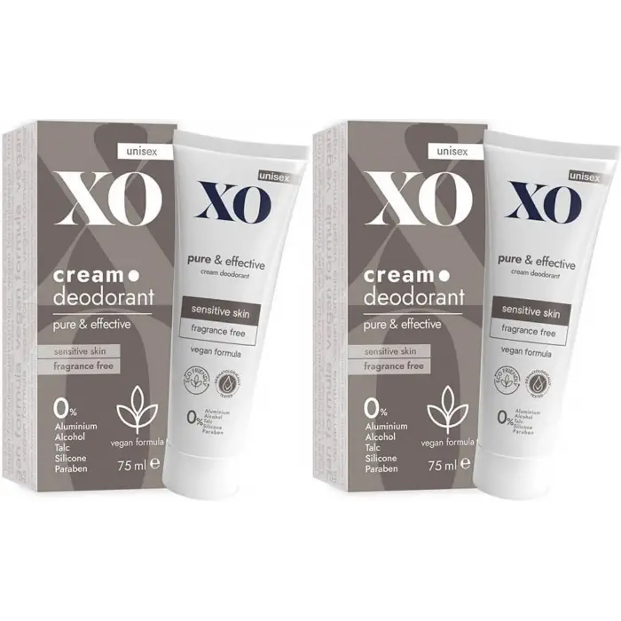 Krem Deodorant 75ml Unisex Pure & Effective Kokusuz 2li Set