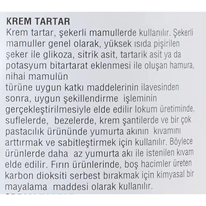 Krem Tartar 200 g