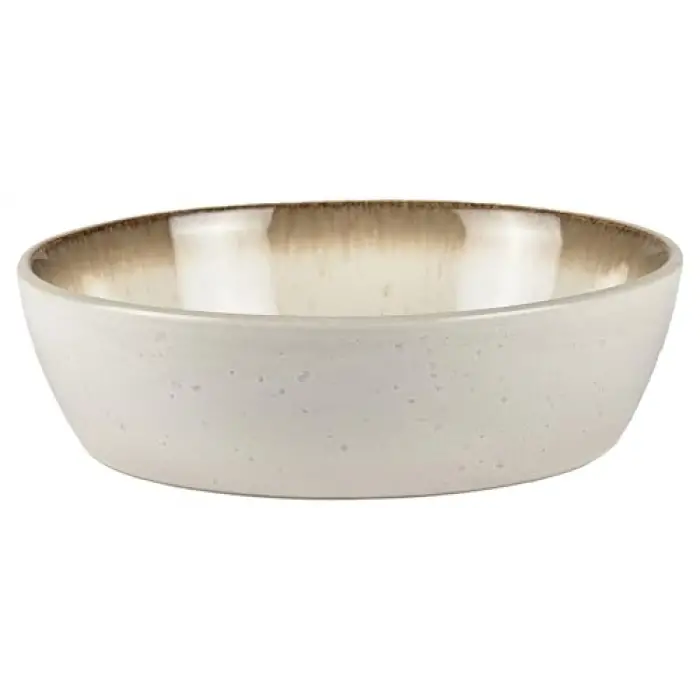Krem Toprak Çorba Kasesi, 18 cm