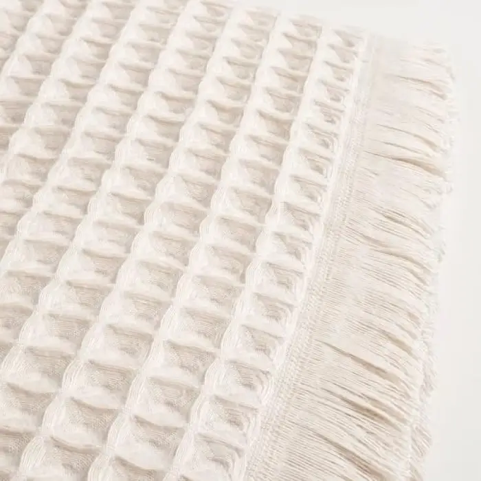Krem Yüz Havlusu, 50x90 Cm, Solid