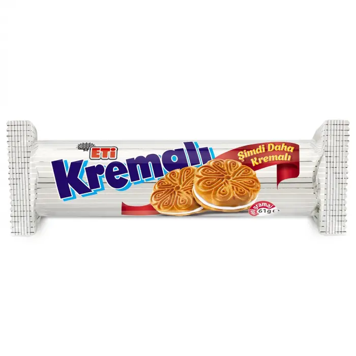 Kremalı Bisküvi 61 g Tekli Paket