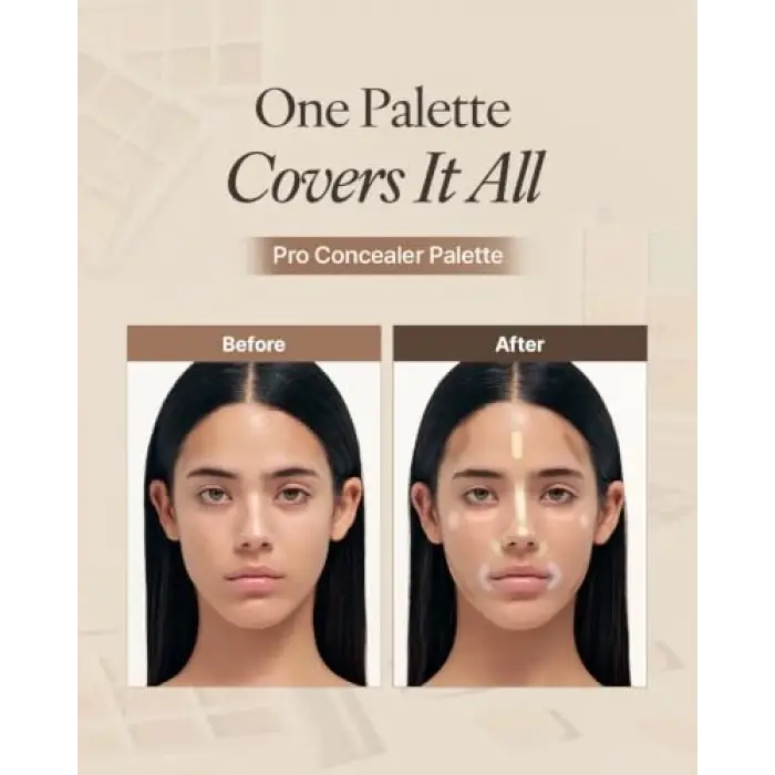 Kremsi Kapatıcı Paleti Pro Concealer Palette (#02 Medium Cover)