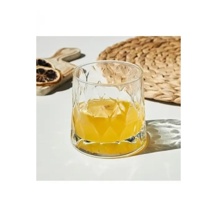 Kristal Desenli 2li Set Meşrubat Bardağı