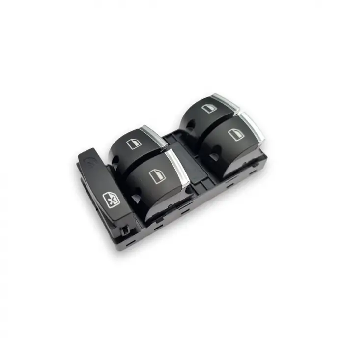 Krom 4F0959851H Sol Ön Kapı Dörtlü Cam Düğmesi Audi Q7 ile Uyumlu 2007-2009