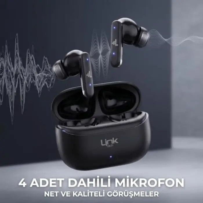 Kulaklık, S160 Anc Kablosuz Bluetooth (Siyah)