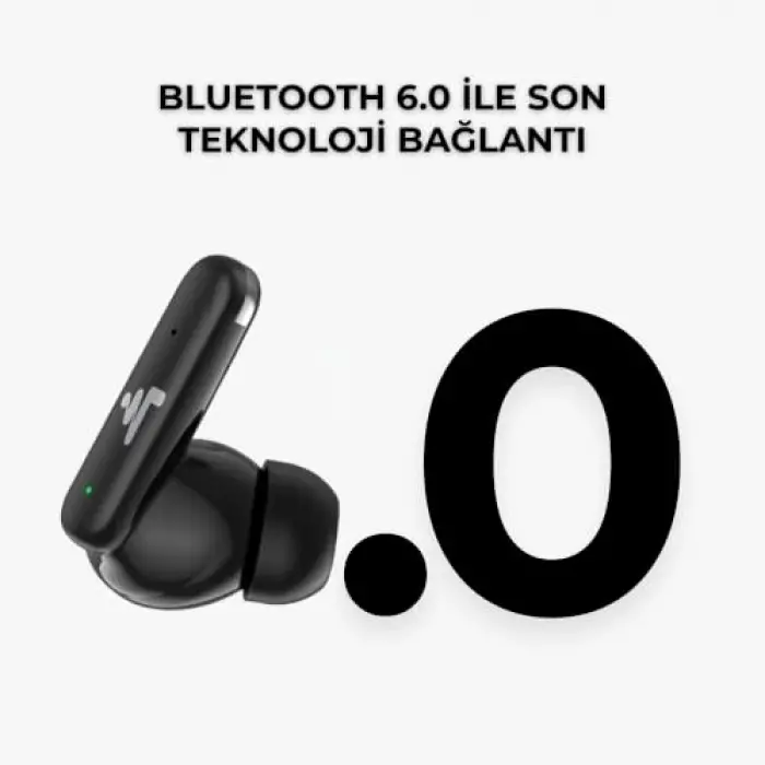 Kulaklık, S160 Anc Kablosuz Bluetooth (Siyah)