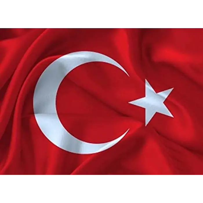 Kumaş Türk Bayrağı 20 x 30cm 10 Adet