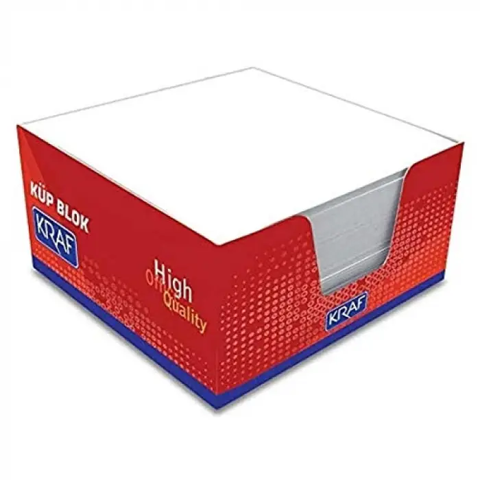Küp Blok Ivory 9X9 Cm 116G (Göz Yormayan)