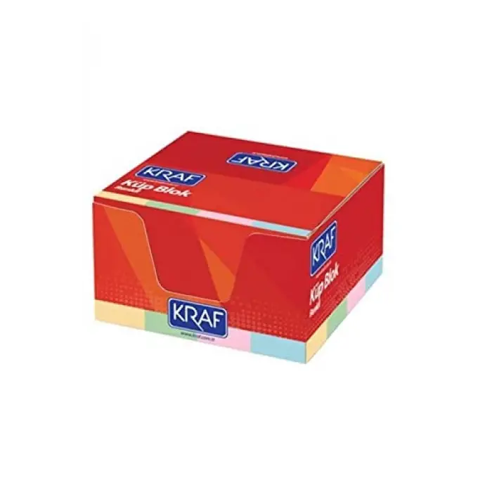 Küp Blok Renkli 8x8cm 117G